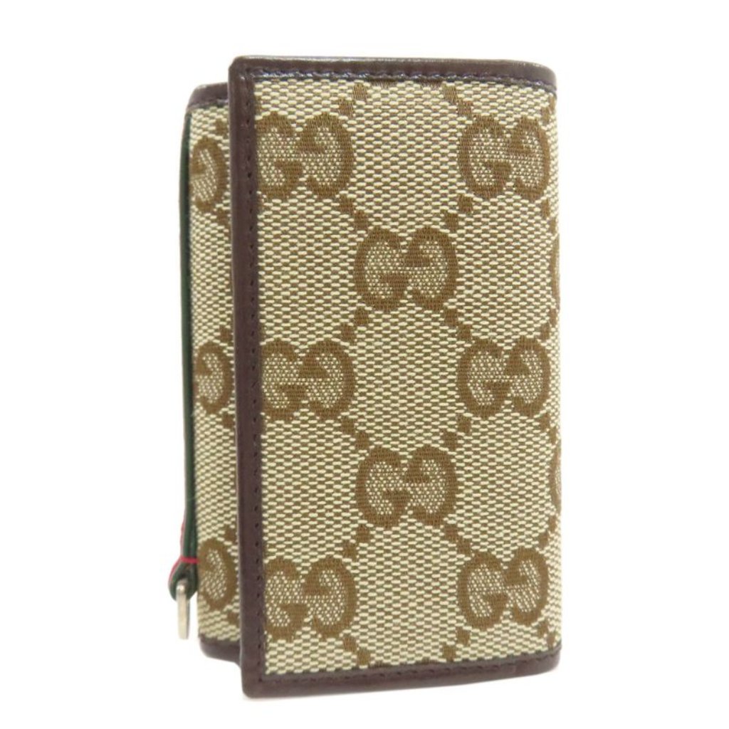 Gucci Gg Key Case Canvas Holder
